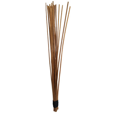 Ensemble de 20 bâtons de saule classique sans peau en acajou