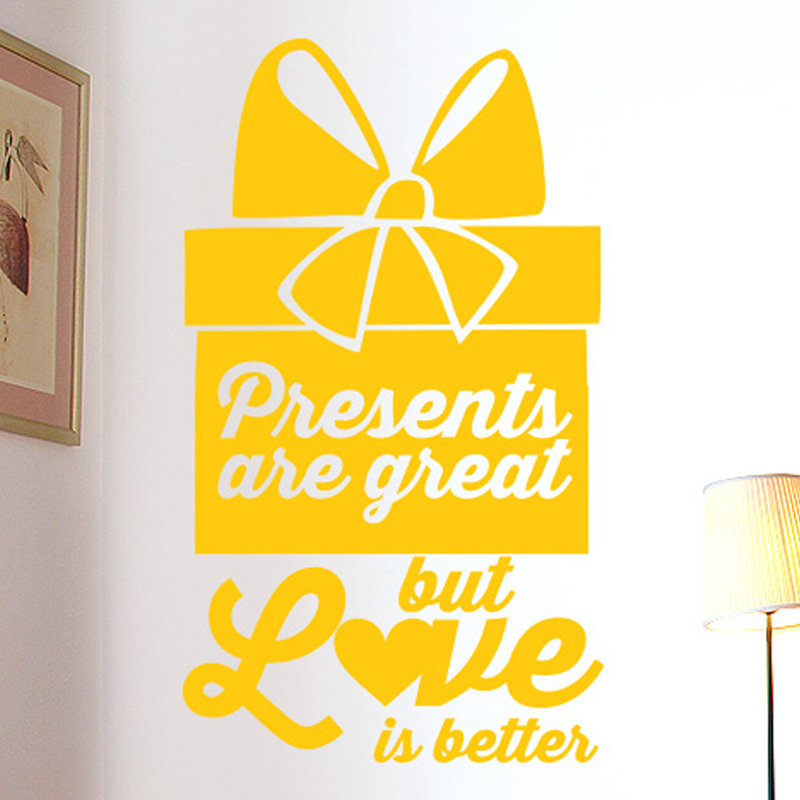 Wall Decal, Dark Yellow