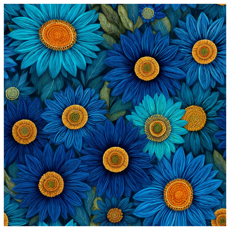 Tapisserie florale - Décoration murale nature, 104in H x88 with 4 Grommets