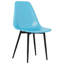 47cm H Metal Side Chair in Transparent-419442353-419442378