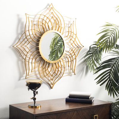 Caballero Metal Flat Wall Mirror
