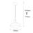 Industrial Scandinavian Chandelier, Black Metal Body, 7.5 x 7.5 inches | Height: 42.5 inches, Cable Length: 35.4 inches | E27 Socket, Max 40W | Stylish Lighting for Modern Home Décor & Living Spaces, IP20 Rated-812034475-842721781