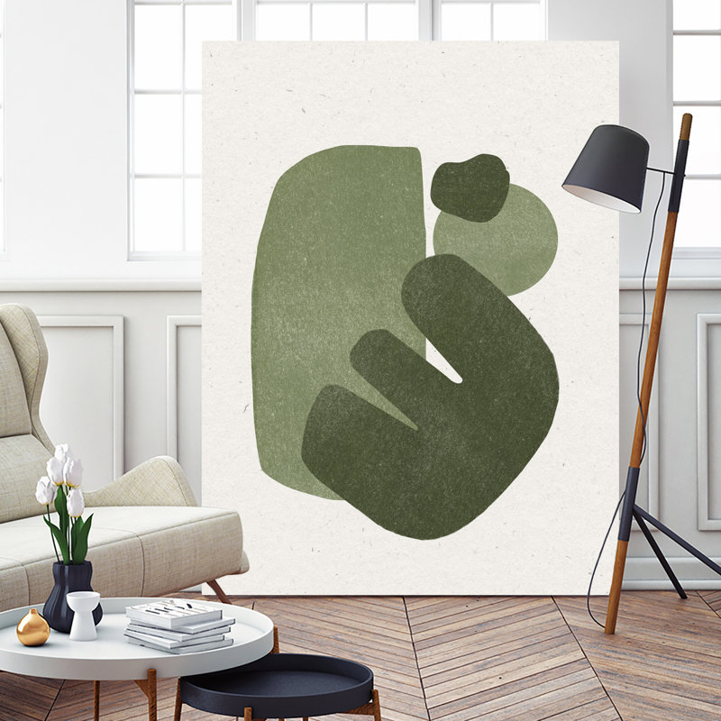 " Modern Green Shapes " by THE