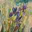 Irises By The Pond by Lilia Orlova Holmes-529183234