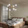 8-Light Modern Sputnik Sphere Chandelier