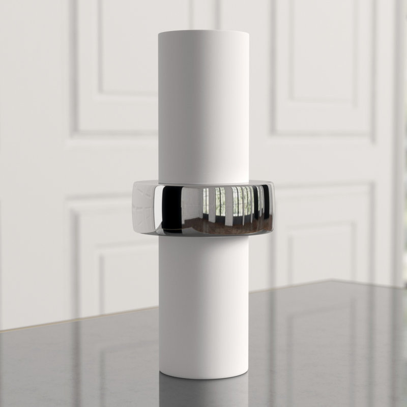 Silver Ring Vase-Mid