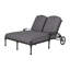 Florence Double Chaise Lounge Frame with Cushions-69932196-69932197