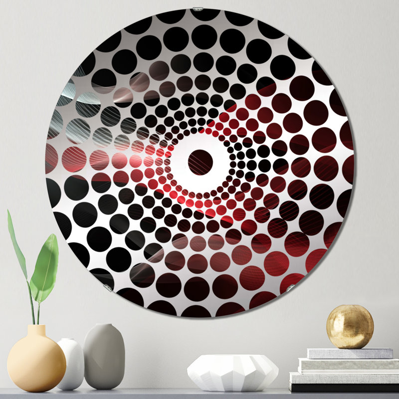 Miroir mort-vivant cadencé concentrique, 31,4 po x 31,4 po