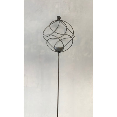 Awena Metal Pole Decorative Bird Feeder
