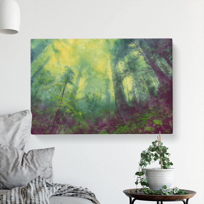 Green Forest Vol.8 - Wrapped Canvas, 50cm H x 76cm W x 3cm D
