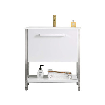 Meuble-lavabo simple 30 po avec lavabo