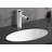 KDK HOME 14.25'' Glaze Vitreous China Oval Bathroom Sink with Overflow