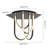 19.6 Inch Modern LED Flush Mount Light Aluminum U Style Belt Light Warm Light Switch Dimmable