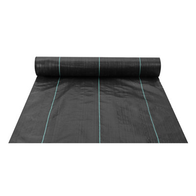 13FTx108FT Premium Heavy Duty Weed Barrier Landscape Fabric, 5OZ Woven Geotextile Fabric Under Gravel, High Permeability for Weed Blocker Weed Mat, Driveway Fabric, Weed Control Garden Cloth