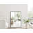 Alcantera Rectangle Metal Frame Wall Mirror - Simple and Elegant Modern Design-57059389-57059384