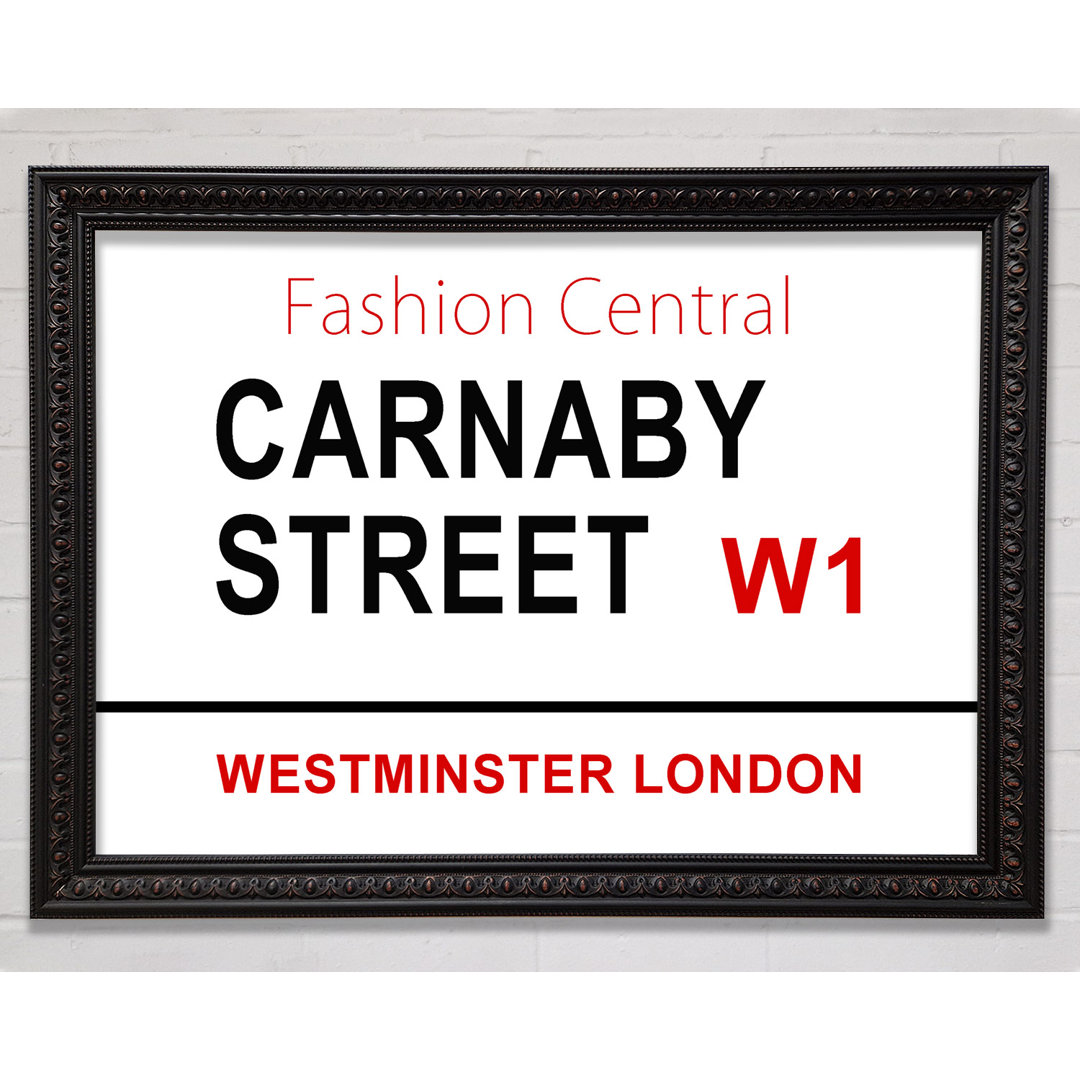 Carnaby Street Signs - Drucken