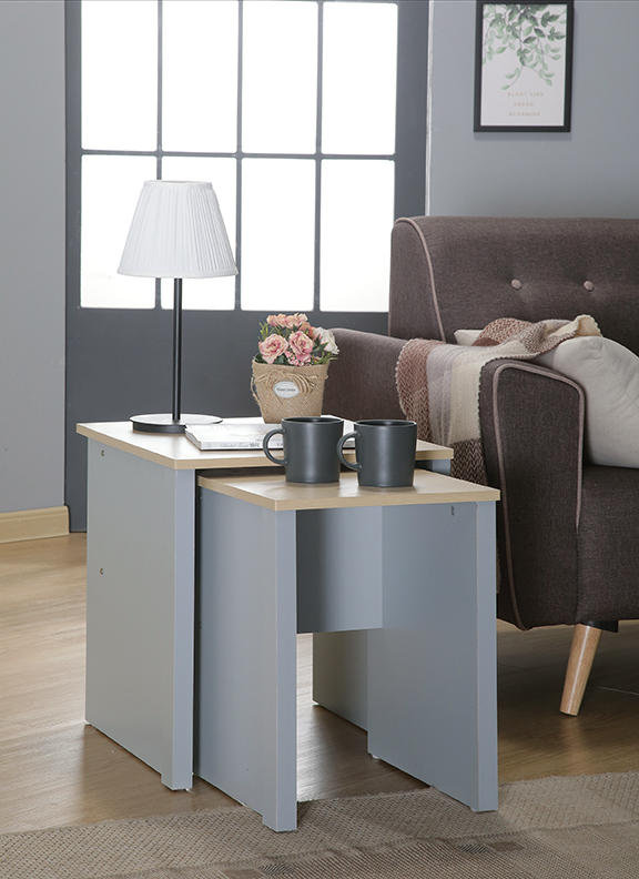 Loranza Nesting Tables, Grey