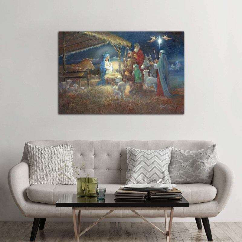 A Child Is Born by Ruane Manning - Wrapped Canvas Print, 101.6 cm H x 66.04 cm W x 1.91 cm D