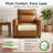 zero clearance recliner  Power Recliner Chair with Wood Legs, Faux Leather-1978806053