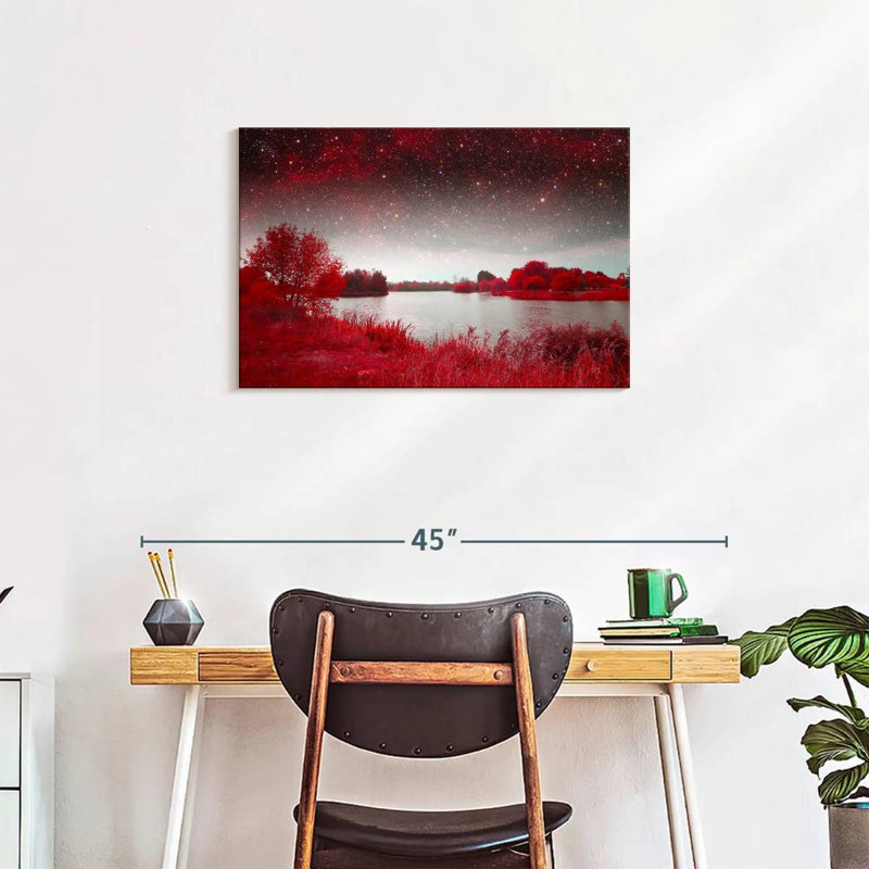 Alvord - printemps mystique rouge, H 20 po x l 30 po