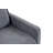 Short plush manual button armchair sofa