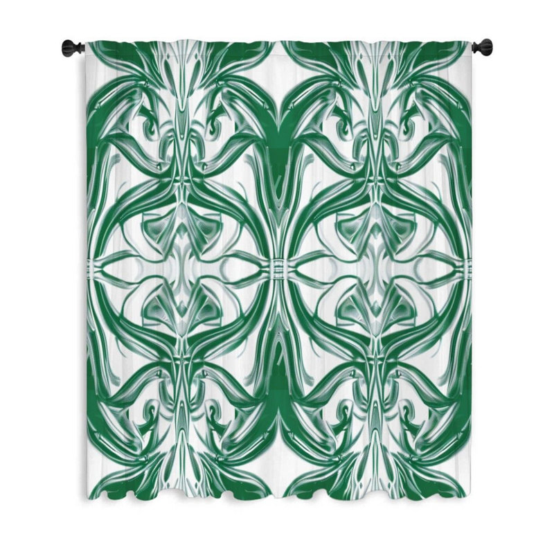 Rideau transparent en polyester Stiliyana, L 53 po x L 87 po