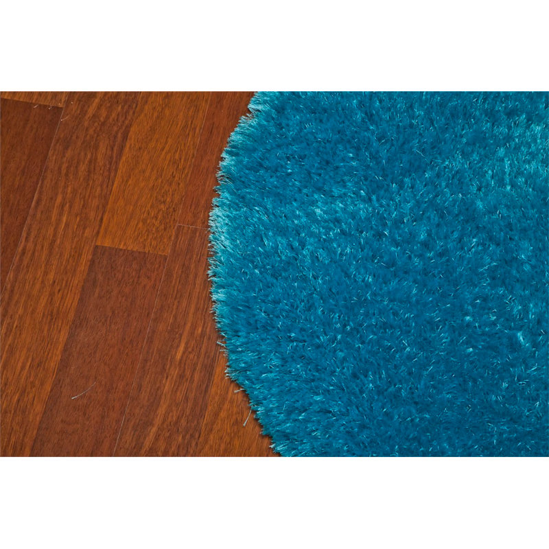 Tapis rond en coton Tulisia, Rond 4 pi 11 po