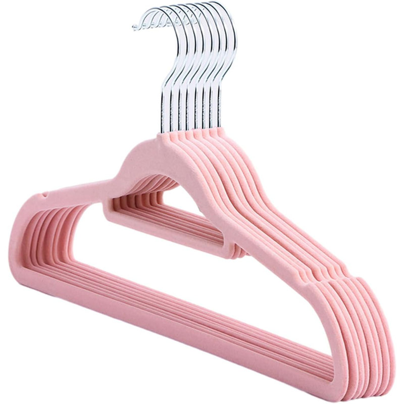 Cintre standard antidérapant Merow pour costume / manteau, Rose