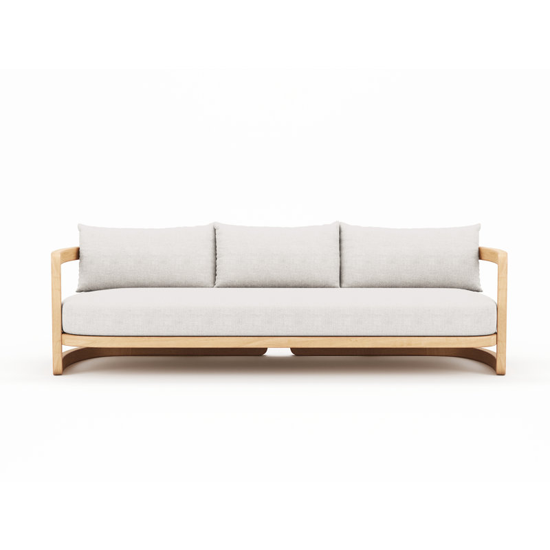 Muse Sofa - Natural Sanded, Light Gray
