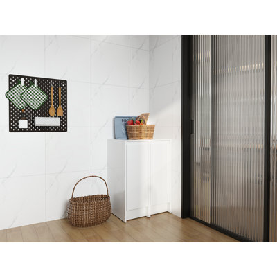 Armoire de rangement autoportante pour salle de bain avec portes à fermeture douce, combinaison 12 po x 2 po