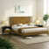 Ethan Solid Wood Platform Bed with Headboard, Rustic Bed Frame