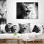 Yawning White Cat - Coussin imprimé animal-29517197-29517201