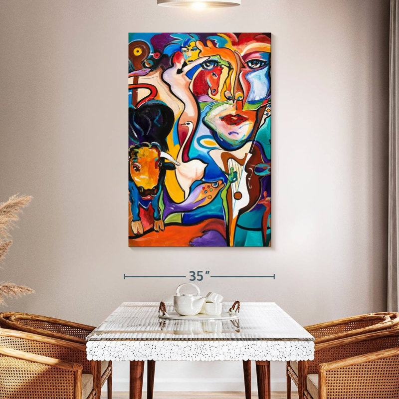 Leisha Mirage Abstract, 51" H x 34" W