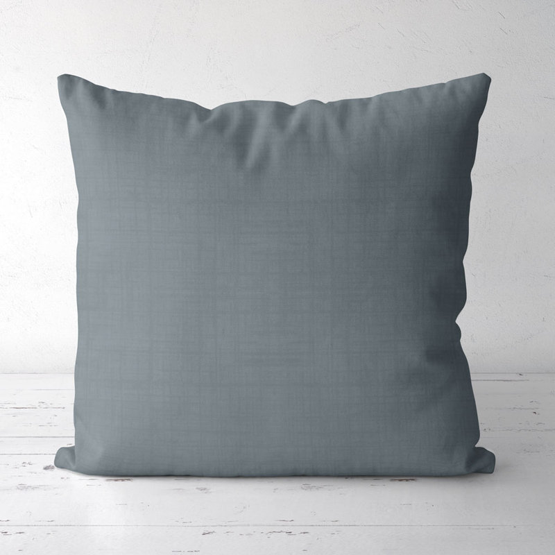 Housse de coussin carré et insert, Gris Bermudes