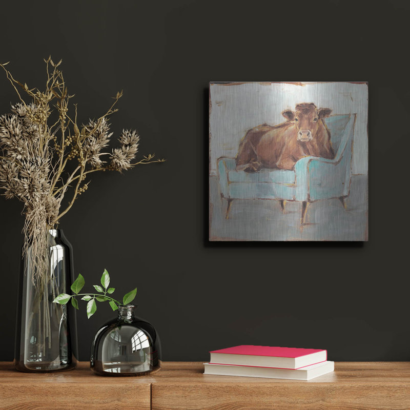 «Moo-ving In IV» par Ethan Harper, H 12 po x l 12 po