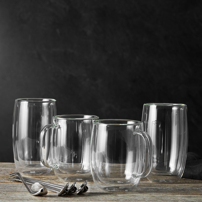 Sorrento 9 Piece Borosilicate Assorted Glassware Set