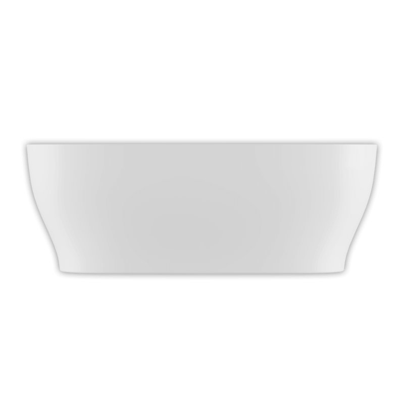 Vibe 58'' L Freestanding Soaking Bathtub, Back