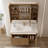 Minimalist retro style bathroom cabinet