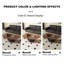 Table basse 47,24 "Mid-Century Cloud avec 2 tiroirs et rangement multicouche