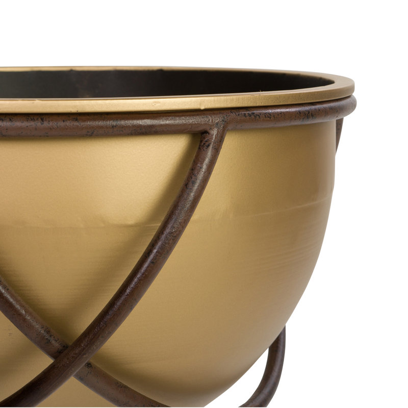 Ensemble de pots à fleurs en métal Harper