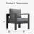 2 Piece Outdoor Armchair With Wood Plastic Armrest-114628085