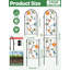 220cm H x 50cm W Metal Gothic Trellis
