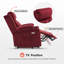 Fauteuil inclinable électrique à deux moteurs avec appui-tête réglable Lay Flat-88614925