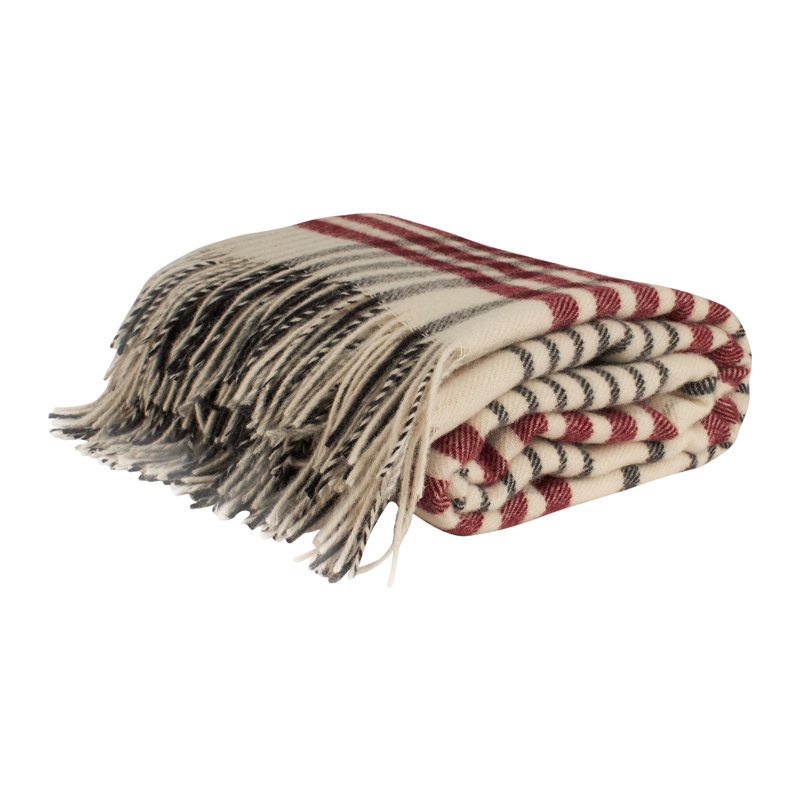 Plain Weave / Muslin Throw Blanket, Red