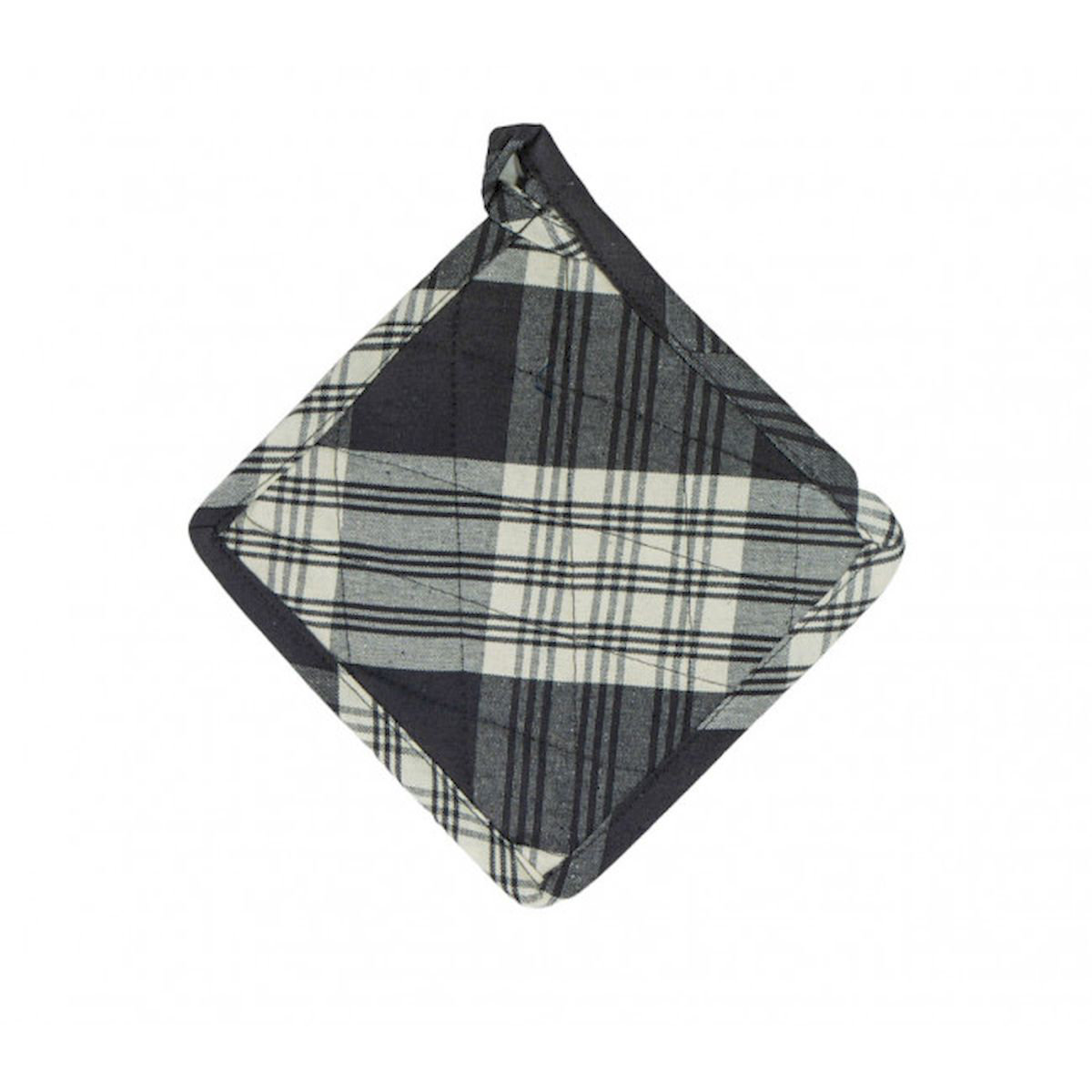 Black Checked Pot Holders 