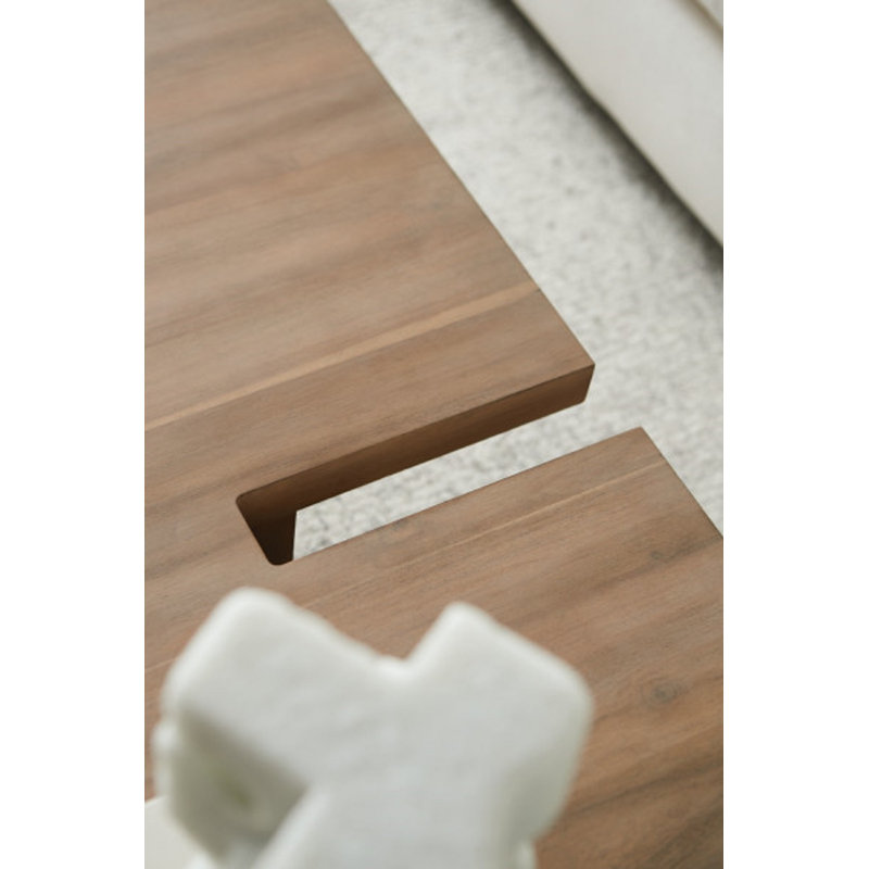 Theory Square Coffee Table, 16" H x 52" L x 52" W