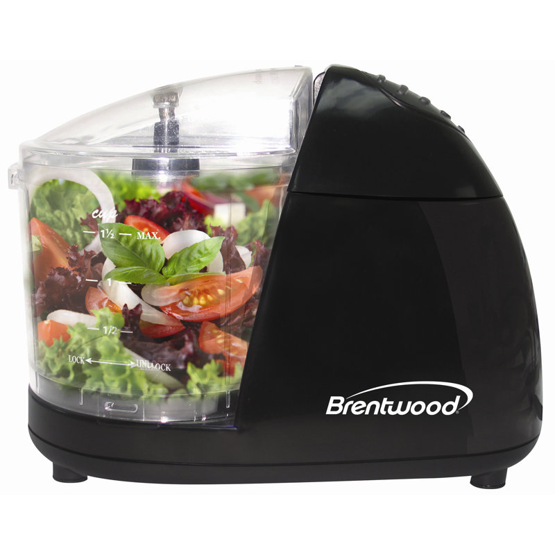 Brentwood Appliances 1.5-Cup Mini Food Chopper, Black