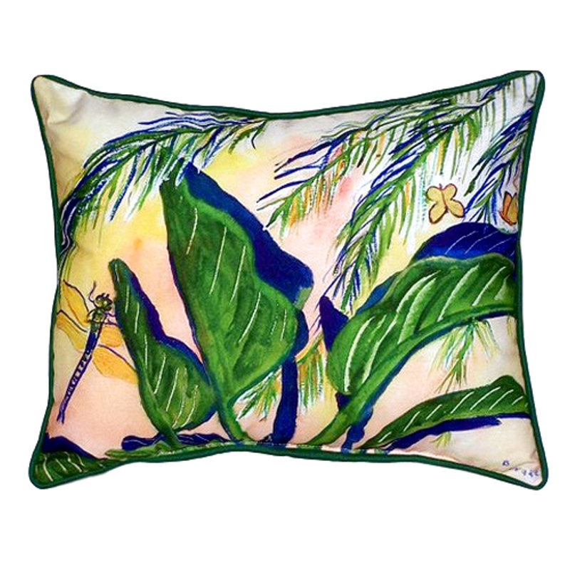 Housse et insert de coussin rectangulaire d'extérieur Elephant Ears, Petit