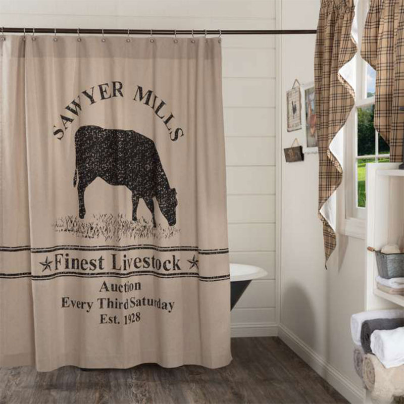 Jacqueline Cotton Shower Curtain