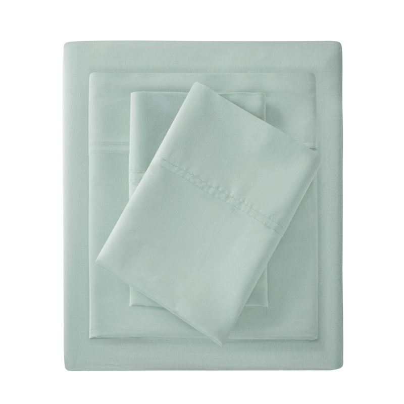 Aqua Full Bamboo Rayon Sheet Set with Deep Pockets